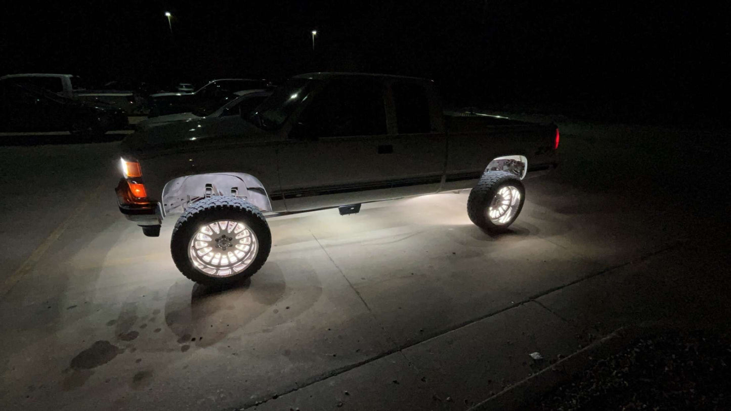 Dual row wheel lights